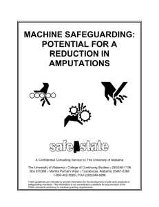 Machine Safeguarding - UA SafeState