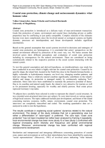 Paper to be presented at the 2001 Open Meeting of the Human