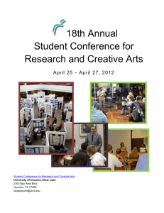 2012 Conference Proceedings - University of Houston