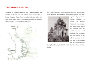 The Cham Civilization
