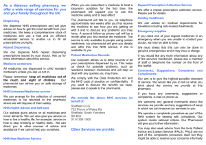 Practice Leaflet - Attercliffe Pharmacy Direct