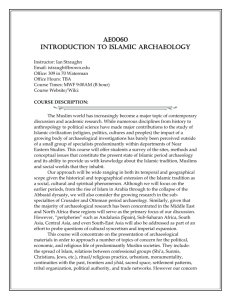 Anthropology of Islam: Approaches to a Religious