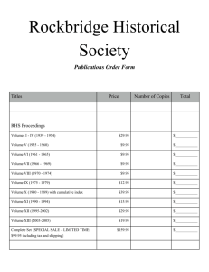 Book Sales - Order Form 6.23.2010