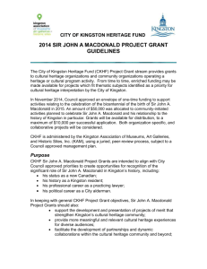 2014 sir john a macdonald project grant guidelines