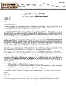 Master - sample fundraising letter (May 2012)