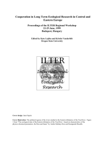 contents - LTER Intranet - The Long Term Ecological Research