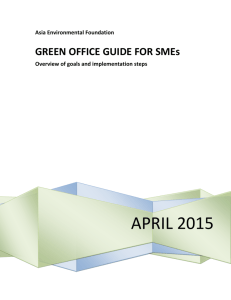 2. how to initiate a green office project