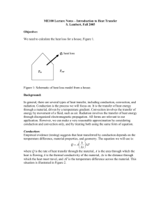 ME100 Lecture Notes – Introduction to Heat Transfer