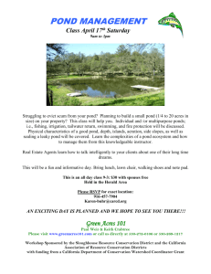 pond management workshop