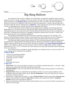 Big Bang Balloon