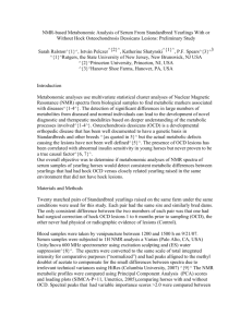NMR-based Metabonomic Analysis of Serum From Standardbred