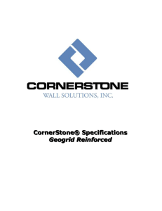 CornerStone Specs - York Building Products