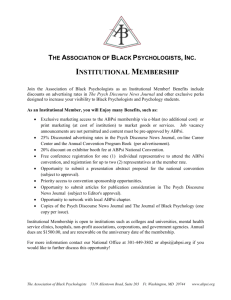 Institutional Membership Guidelines
