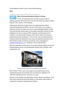 Press Release for MPI Launch 19th & 20th November