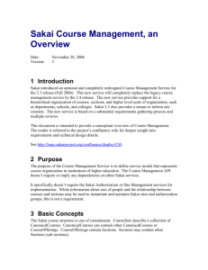 Course Management Overview