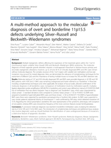 A multi-method approach to the molecular diagnosis of overt and