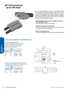 SB120 Data Sheet - Anderson Power Products Inc.