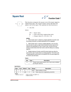 FC 7 - Square Root - ABB SolutionsBank