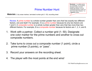 Prime Number Hunt