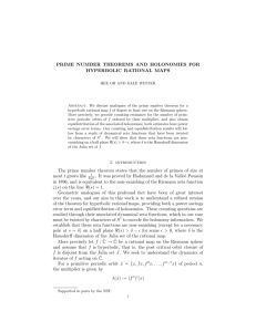 PRIME NUMBER THEOREMS AND HOLONOMIES