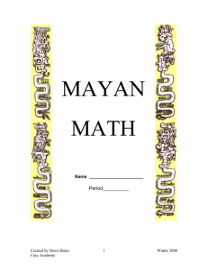 mayan math - Radical Math