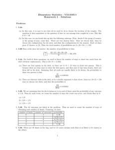 Elementary Statistics - V55.0105