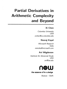 Partial derivatives in arithmetic complexity and beyond