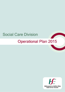 Social Care Operational Plan 2015