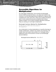 Accessible Algorithms for Multiplication