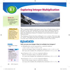 8.1 Exploring Integer Multiplication