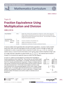 Fraction Equivalence Using Multiplication and Division