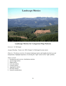 Landscape Metrics for Categorical Map Patterns