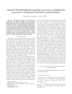 Classical Prandtl-Ishlinskii modeling and inverse multiplicative