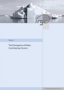 The Emergence of Risks: Contributing Factors