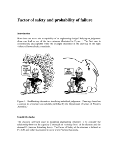 Factor of Safety and Probability of Failure with @RISK