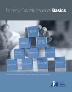 Property–Casualty Insurance Basics