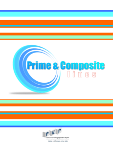 Prime and Composite Lines