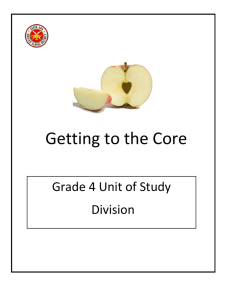 4th Grade Division Unit - Santa Ana Unified School District
