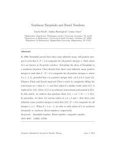 Nonlinear Sierpinski and Riesel Numbers
