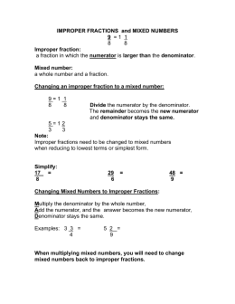 fraction rules