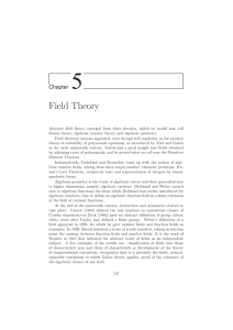 Field Theory