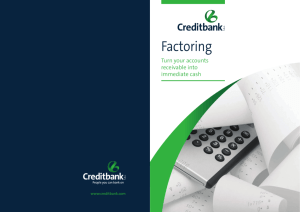 Factoring - Creditbank
