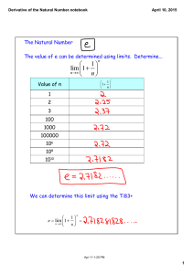 Derivative of the Natural Number.notebook