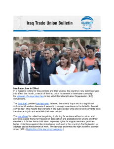 Iraq - Solidarity Center