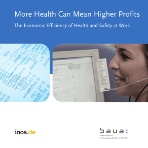 More Health Can Mean Higher Profits