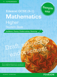 Mathematics Draft, subject to endorsement