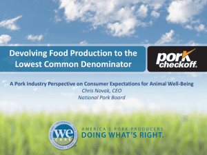 Devolving Food Production to the Lowest Common Denominator
