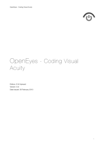 OpenEyes Coding Visual Acuity