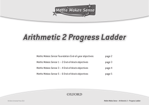 Arithmetic 2 Progress Ladder