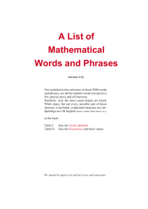 Word List - Cleave Books